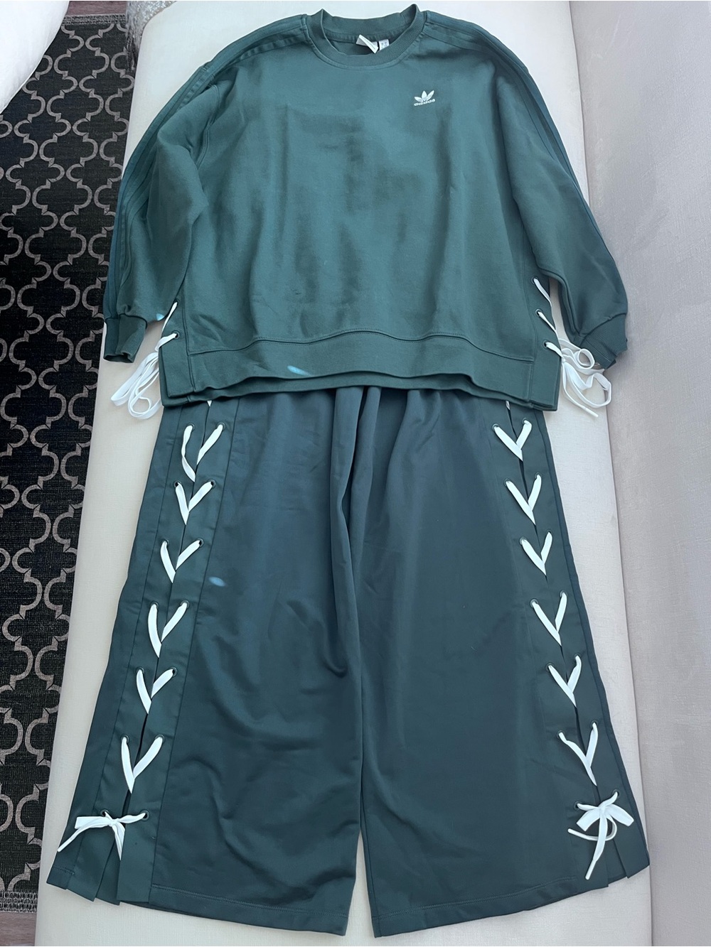 Adidas Always Original Laced Crewneck Sweatshirt and Pants